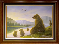 Robert Bissell Robert Bissell The Bathers (SN) (Framed)